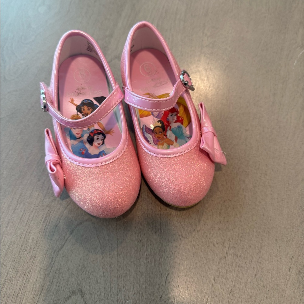 Disney Pink Glitter Princess Dress Shoes